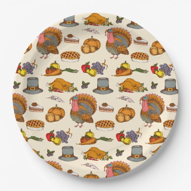 Thanksgiving Paper Plate (Front)