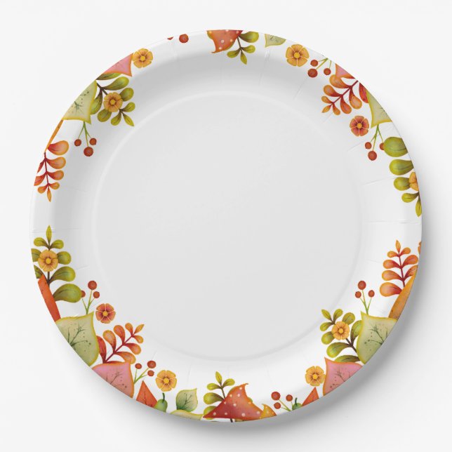 Thanksgiving  paper plate (Front)