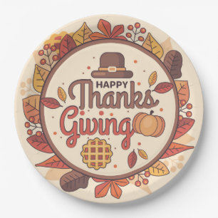 Thanksgiving Paper Plate