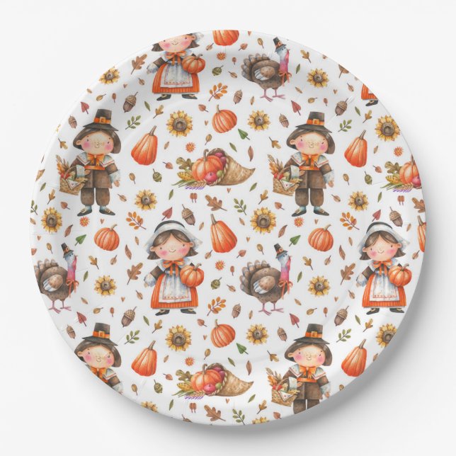 Thanksgiving Paper Plate (Front)