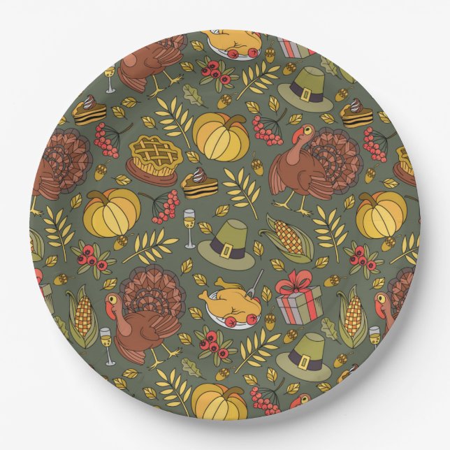 Thanksgiving Paper Plate (Front)