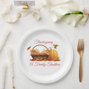 Thanksgiving Paper Plates