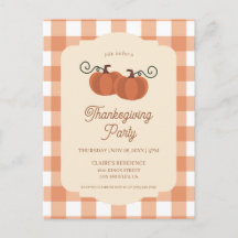 Thanksgiving Party Friendsgiving Dinner 