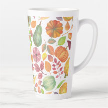 Thanksgiving pattern – pumpkins and leaves