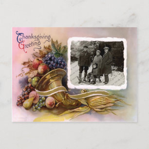 Thanksgiving Photo Greetings Postcard