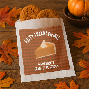 Thanksgiving Pie Dinner Party Favour Bag
