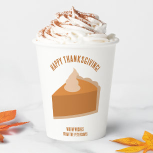 Thanksgiving Pie Dinner Party Paper Cups