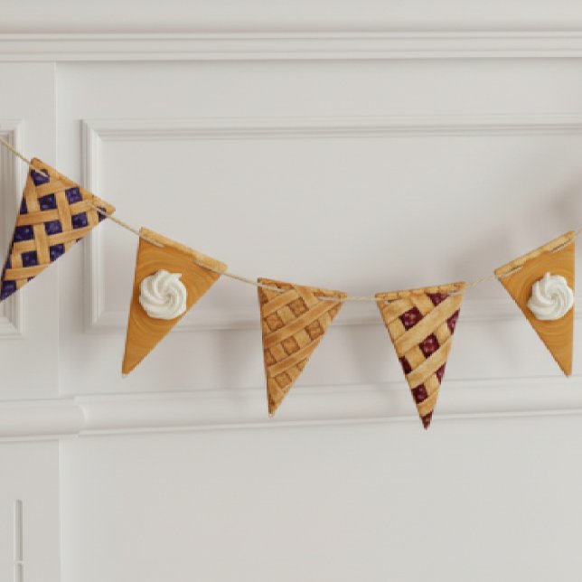 Thanksgiving Pie Slices Friendsgiving Dinner Party Bunting (Thanksgiving Pie Slices Friendsgiving Dinner Party Bunting Flags
)