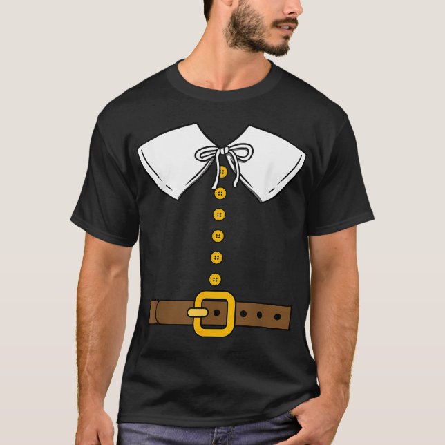 Thanksgiving Pilgrim Costume T-Shirt (Front)