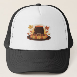 Thanksgiving Pilgrim Hat � Autumn Harvest Design C