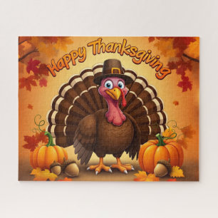 Thanksgiving Pilgrim Turkey Puzzle