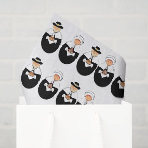 Thanksgiving Pilgrims Tissue Paper
