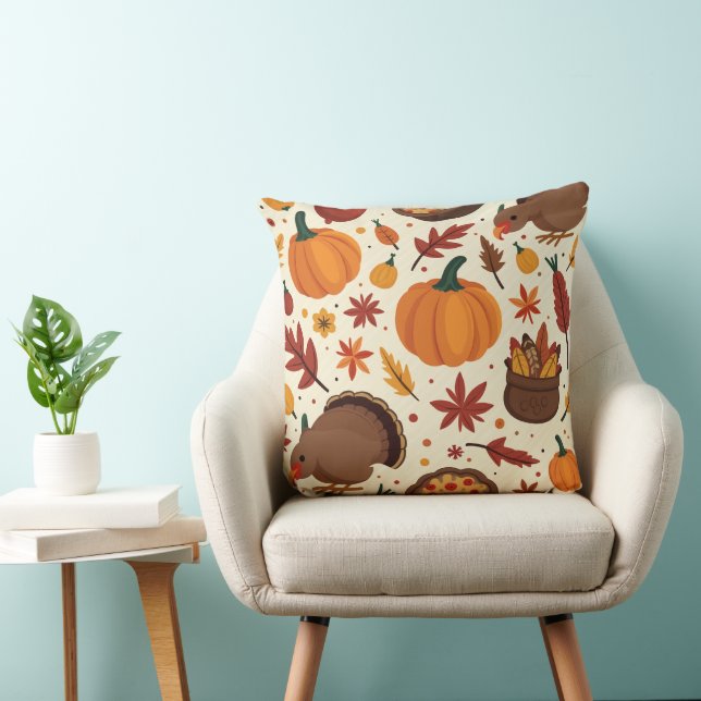Thanksgiving pillow cushion (Chair)
