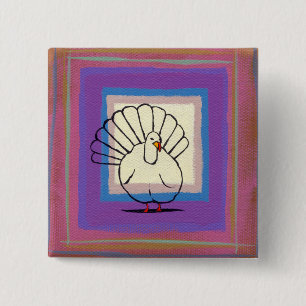 Thanksgiving pin turkey art unique colourful