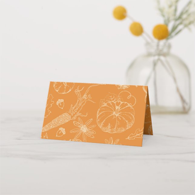 Thanksgiving Place Cards (Back)