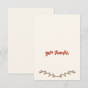 Thanksgiving Place Cards