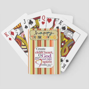 Thanksgiving Playing Card Deck