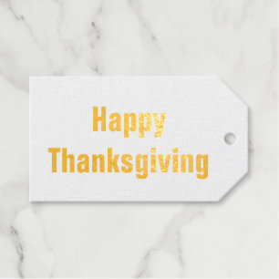 Thanksgiving Plucked Turkey Custom Gift Tags