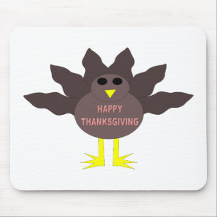 Thanksgiving Plucked Turkey Mousepad