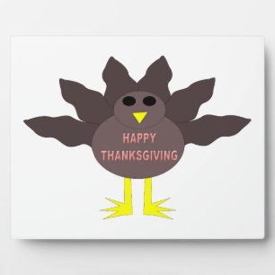 Thanksgiving Plucked Turkey Plaque