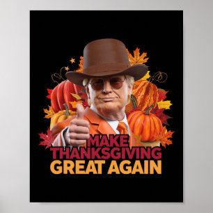 Thanksgiving Political Designs Ltd Funny Political Poster