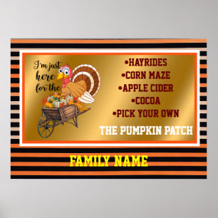 Thanksgiving Popular Beautiful Autumn Collection Poster
