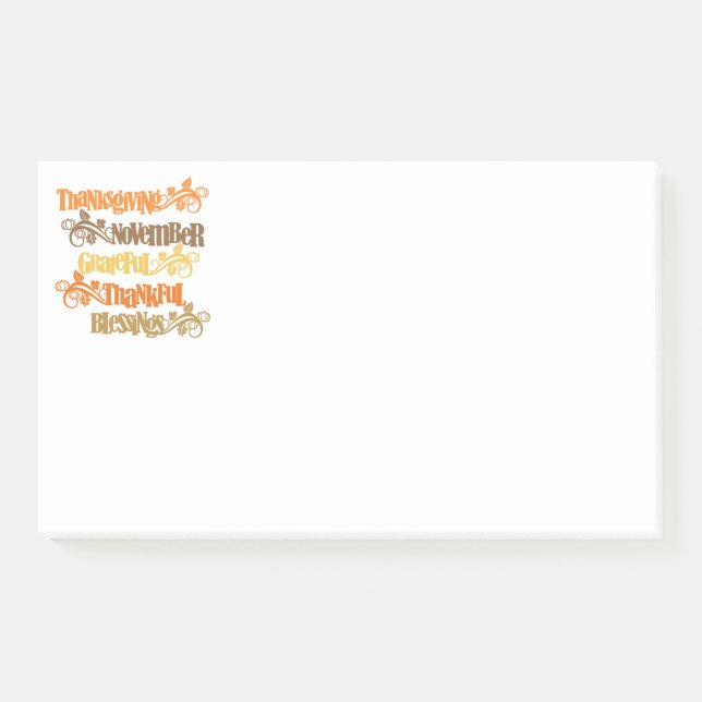 Thanksgiving Post-it-Notes Post-it Notes (Front)