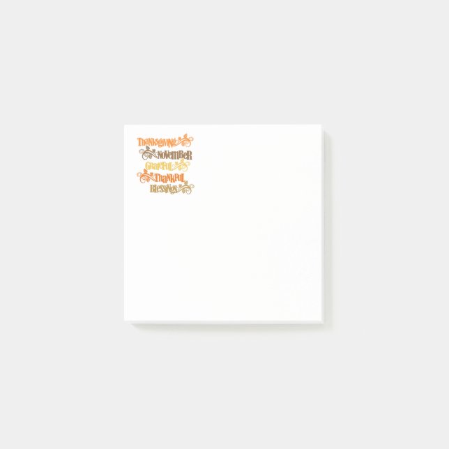 Thanksgiving Post-it-Notes Post-it Notes (Front)