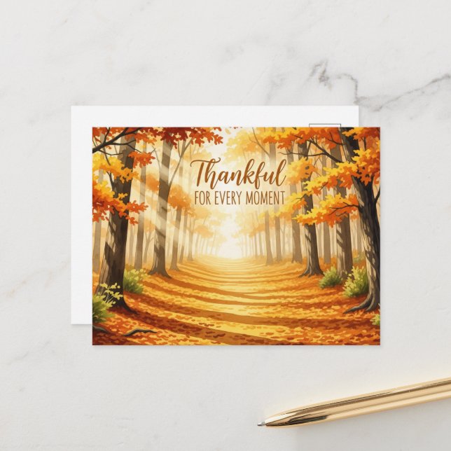 Thanksgiving  postcard (Front/Back In Situ)