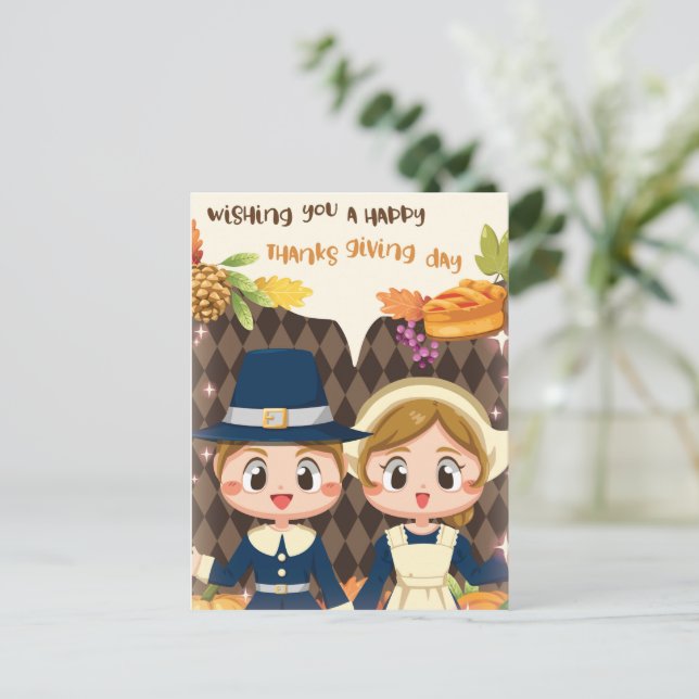 Thanksgiving Postcard (Standing Front)