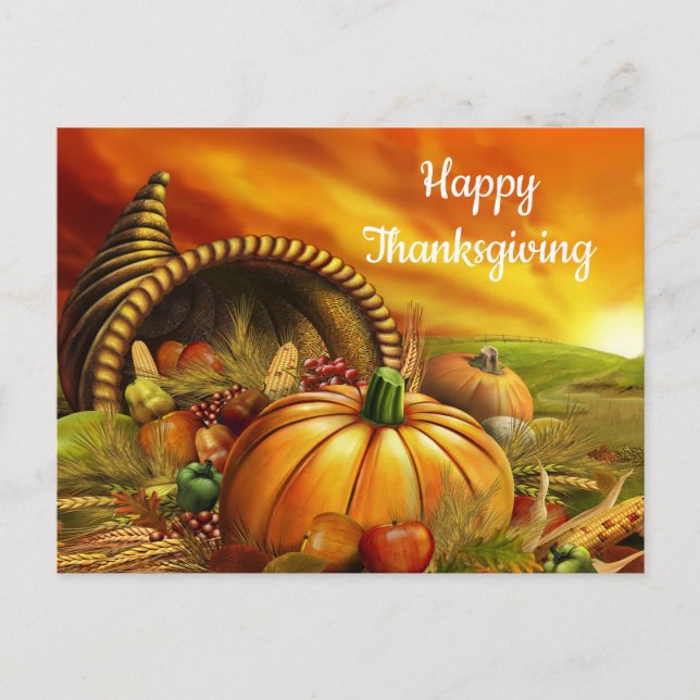 Thanksgiving Postcard (Front)