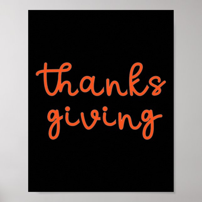 Thanksgiving  poster (Front)