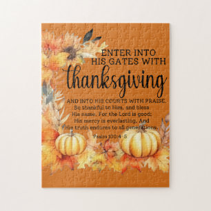 Thanksgiving prayer jigsaw puzzle