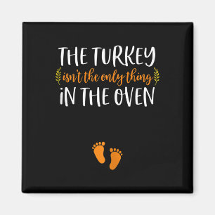 Thanksgiving Pregnancy Announcement Turkey Baby R Magnet