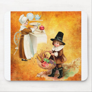 THANKSGIVING PREPARATIONS MOUSE PAD