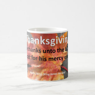 Thanksgiving Psalm 107-1 Coffee Mug