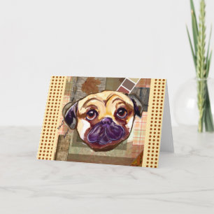 THANKSGIVING PUG HOLIDAY CARD