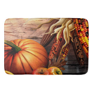 thanksgiving-pumpkin bath mat