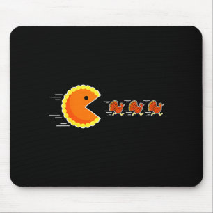 Thanksgiving Pumpkin E Chasing Turkey Gamer Men Wo Mouse Pad