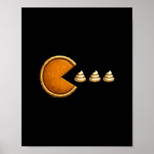 Thanksgiving Pumpkin Pie Chasing Cream Game On Tha Poster