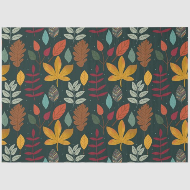 Thanksgiving Pumpkin Series Design 28 Tissue Paper (Front)