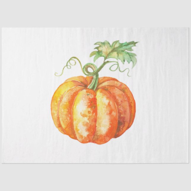 Thanksgiving Pumpkin Series Design 43 Tissue Paper (Front)