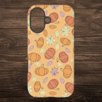 Thanksgiving Pumpkins and Leaves Pattern