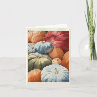 Thanksgiving Pumpkins Card