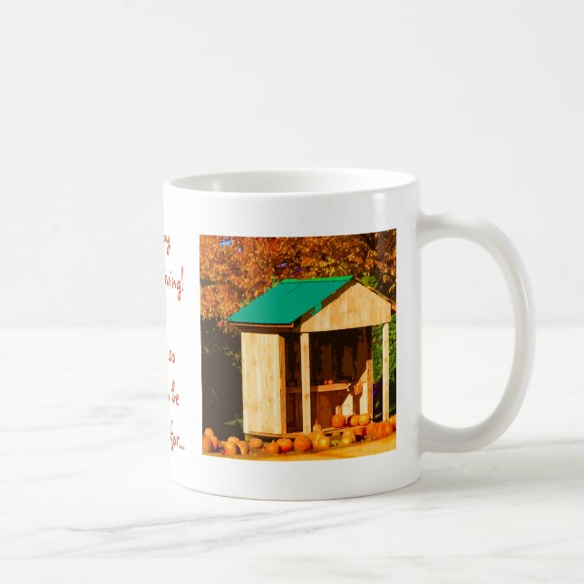 Thanksgiving Pumpkins Coffee Mug (Right)