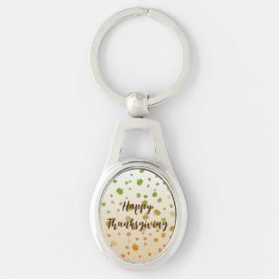 Thanksgiving Pumpkins Key Ring