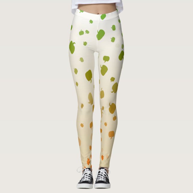 Thanksgiving Pumpkins Leggings (Front)