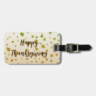 Thanksgiving Pumpkins Luggage Tag