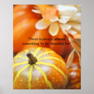 Thanksgiving Pumpkins Poster
