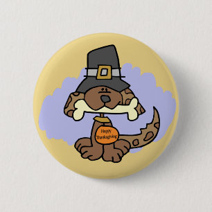 Thanksgiving Puppy button